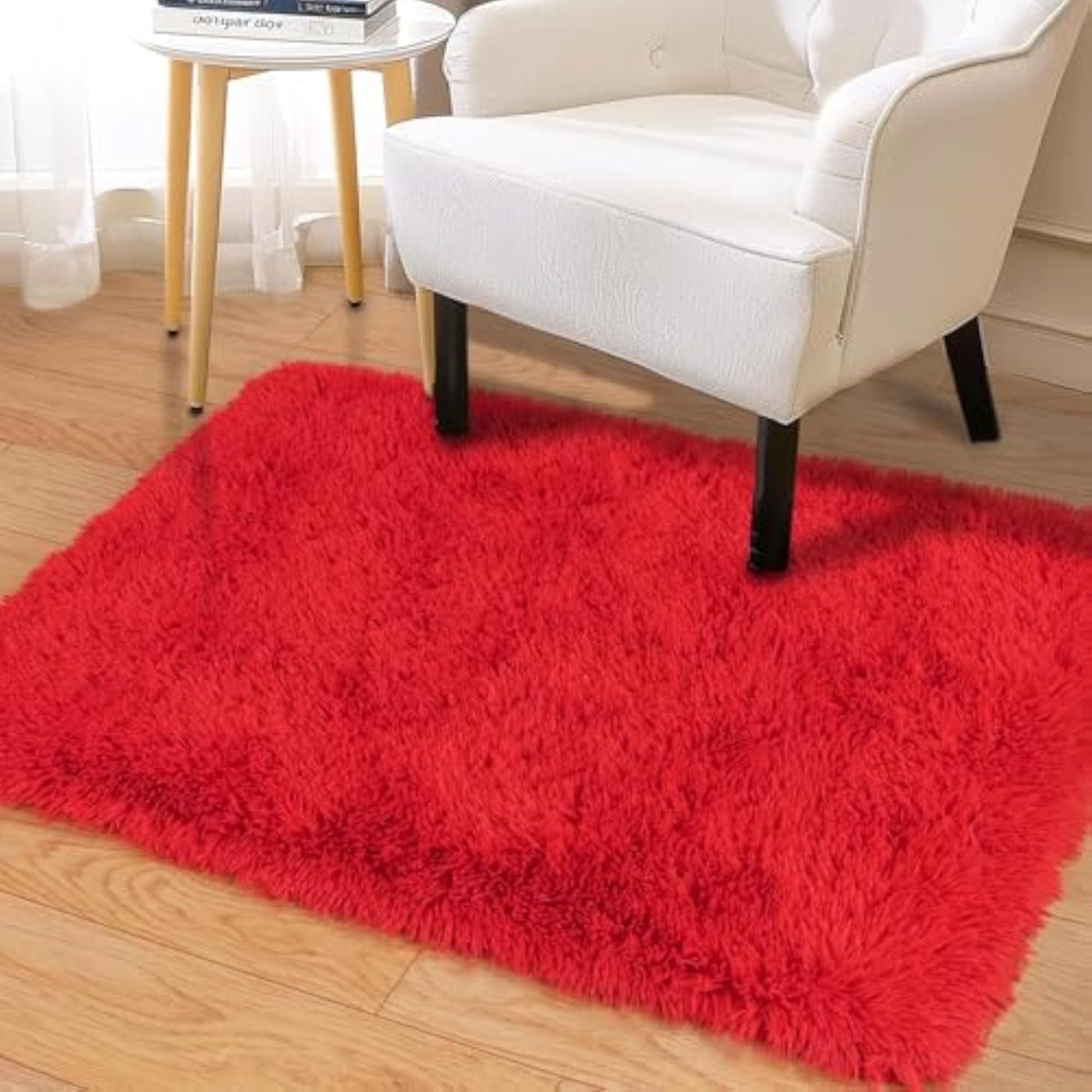 Solid Color Area Rug, Soft Plush Carpet